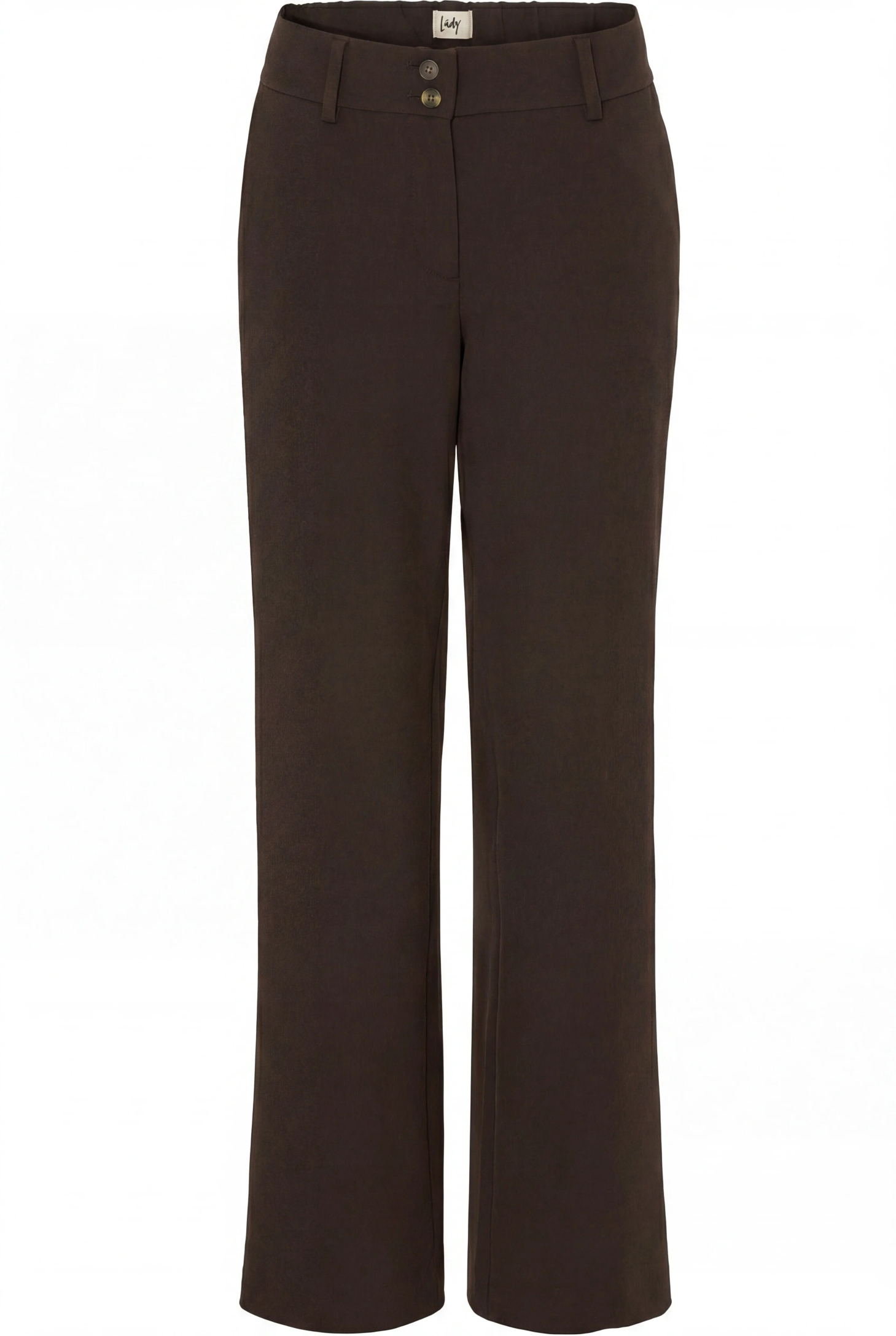 Firenze Wide Pant - Dark Brown - Isay - 4