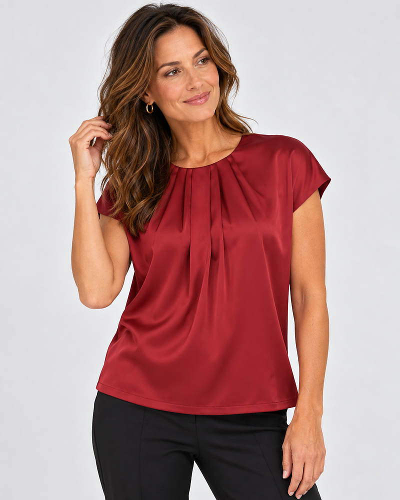 Topp Lille holkärm burgundy