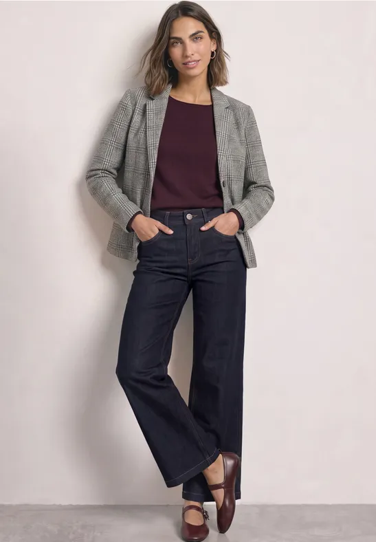 Check Blazer Svart Rutig Kavaj