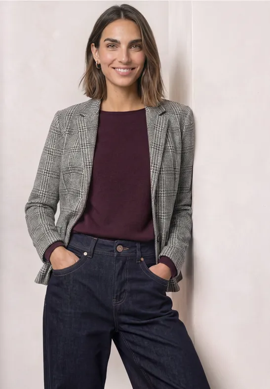 Check Blazer Svart Rutig Kavaj - 4