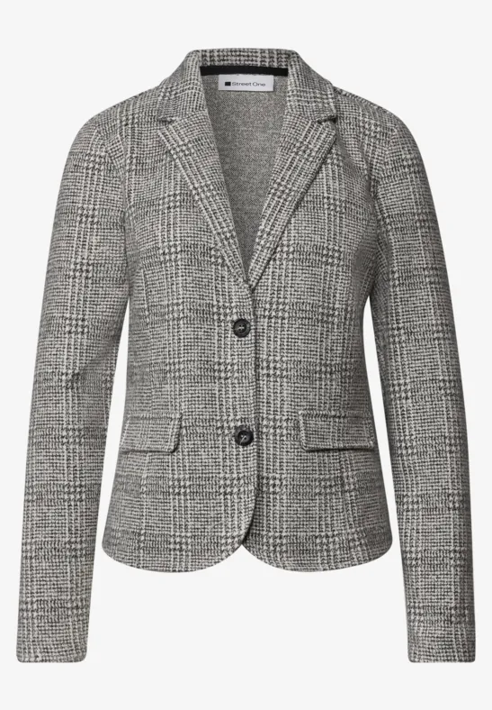 Check Blazer Svart Rutig Kavaj