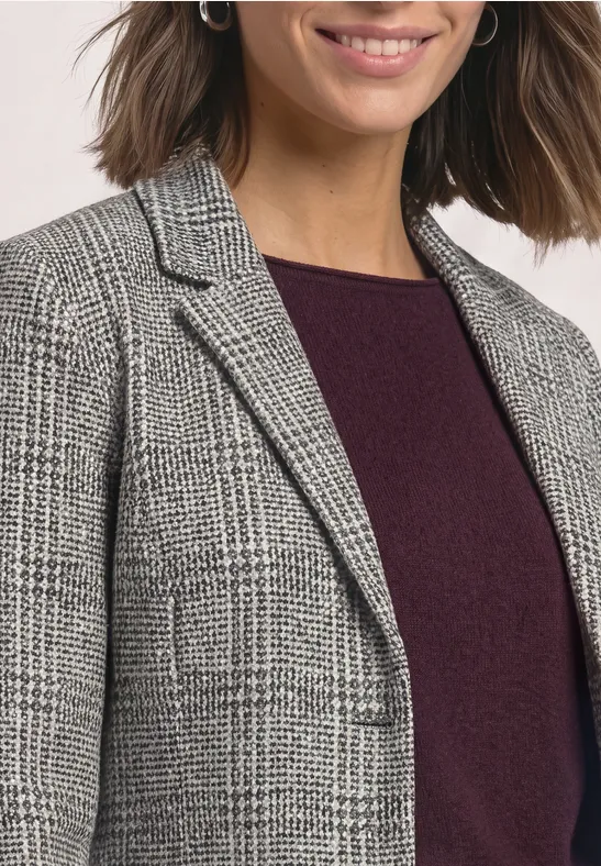 Check Blazer Svart Rutig Kavaj - 5