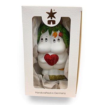 Mumintrollet & Snorkfröken Julgransdekoration 12 cm - INGE GLAS MANUFAKTUR 