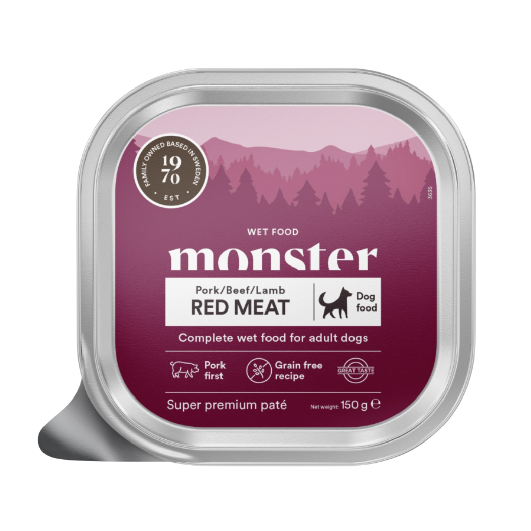 Monster Dog Adult Red Meat Paté
