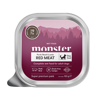 Monster Dog Adult Red Meat Paté