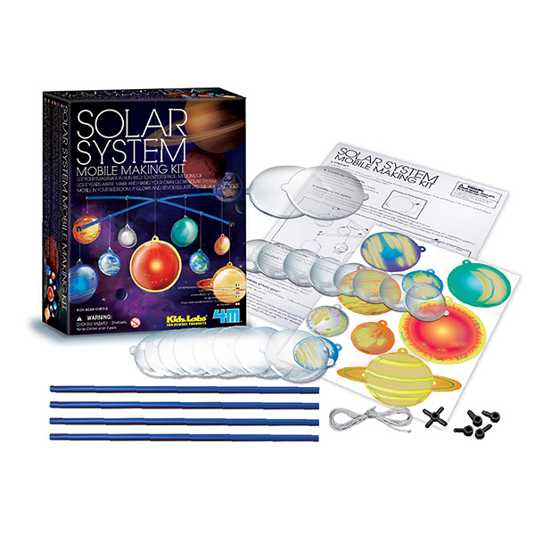 KidzLabs / Glow Solar System Mobile Making Kit - 3