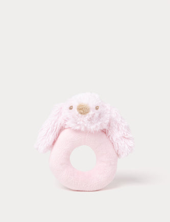 Lolli Bunnies, Skallra, Rosa - Teddykompaniet