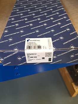 Crankshaft bearing shell set