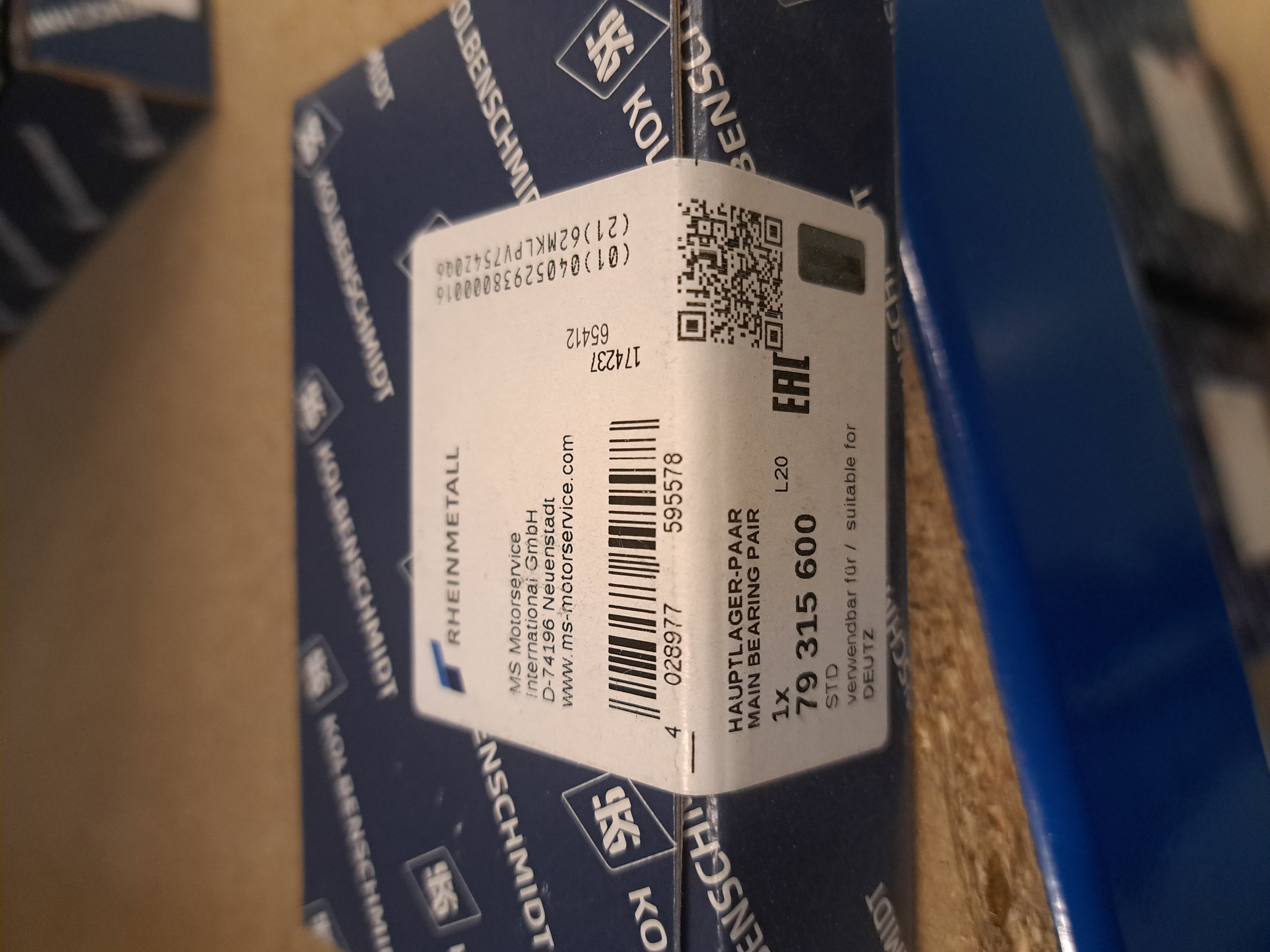 Crankshaft bearing shell