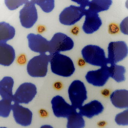 カールハリー・スタルハーネ  一点もの  青い花の彫刻  キノコ型  9cm  1970年代
