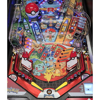 6-Piece Red Plastic Protector Set For Pokemon Pro Pinball Machines