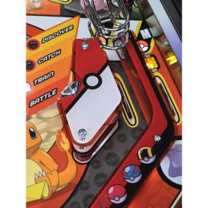 6-Piece Red Plastic Protector Set For Pokemon Pro Pinball Machines - 3