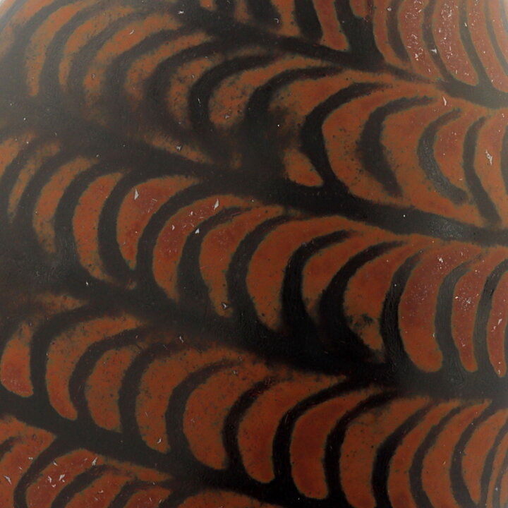 Stig Lindberg (1973) Unique Miniature Vase with Tenmoku Glaze 6,5 cm