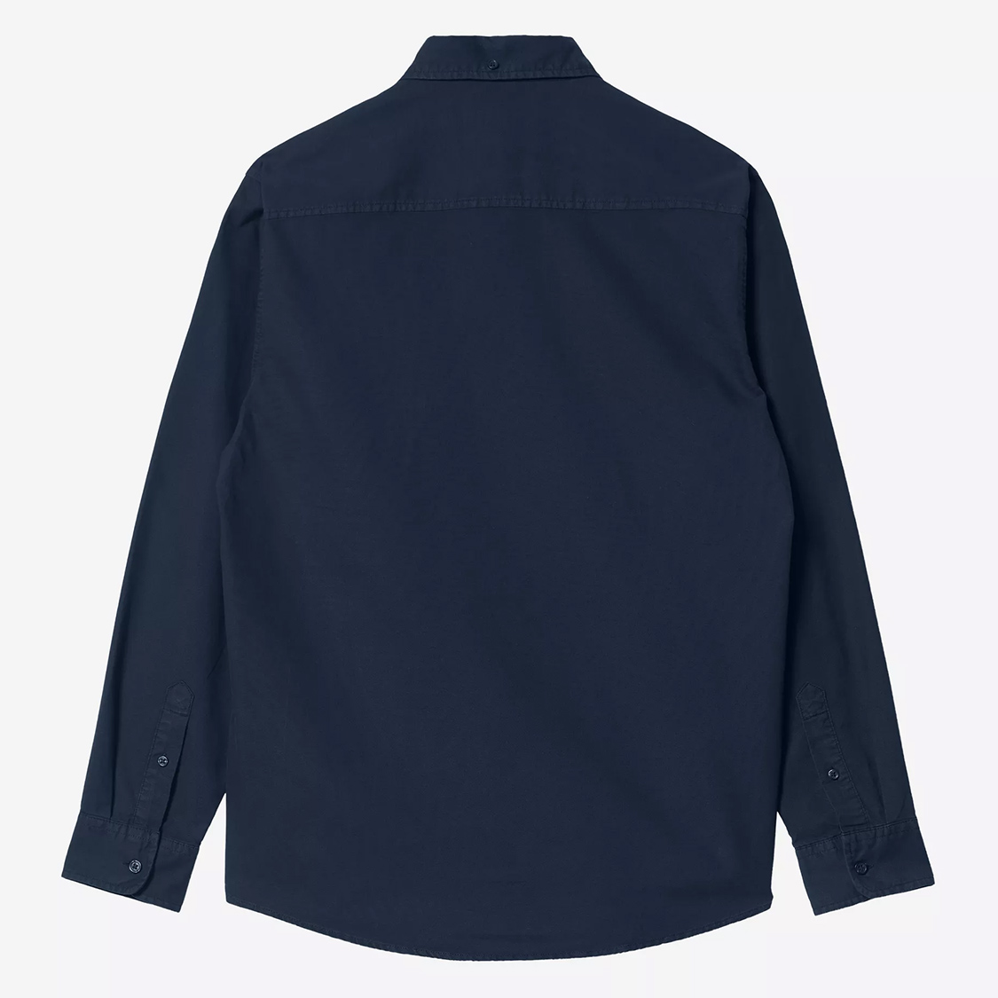 Carhartt WIP - Bolton L/S Shirt Dark Navy Garment Dyed - 5