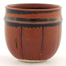 Stig Lindberg (1973) Unique Miniature Vase with Tenmoku Glaze 3,5 cm