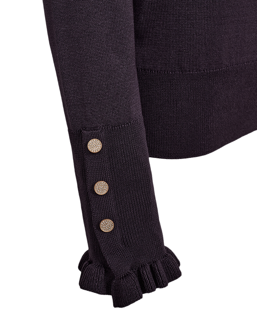 Jumper Katie volangkrage nightshade lila - 4