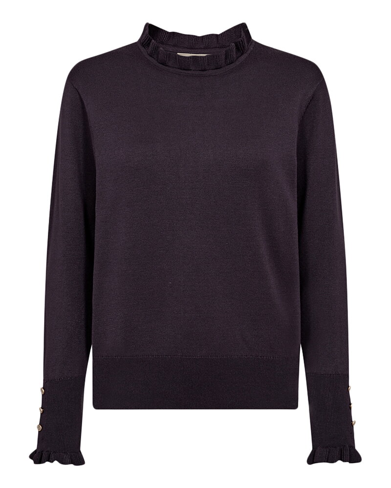 Jumper Katie volangkrage nightshade lila