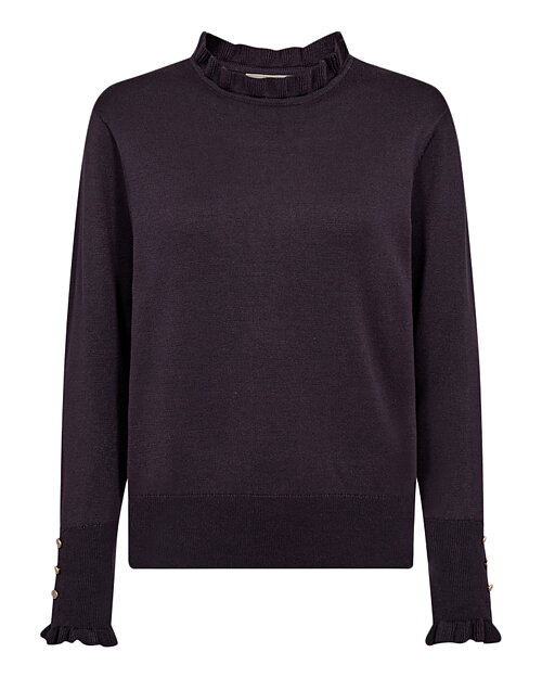 Jumper Katie volangkrage nightshade lila - 2