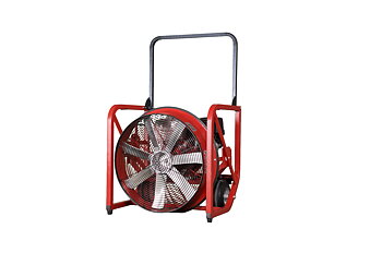 SuperVac Vifte 724G4-H, Bensindrevet. Vår 24" vifte i 7-Serien. Driftet med GX270 Honda motor. Ytelse 35 545 cmh, AMCA sertifisert. 
