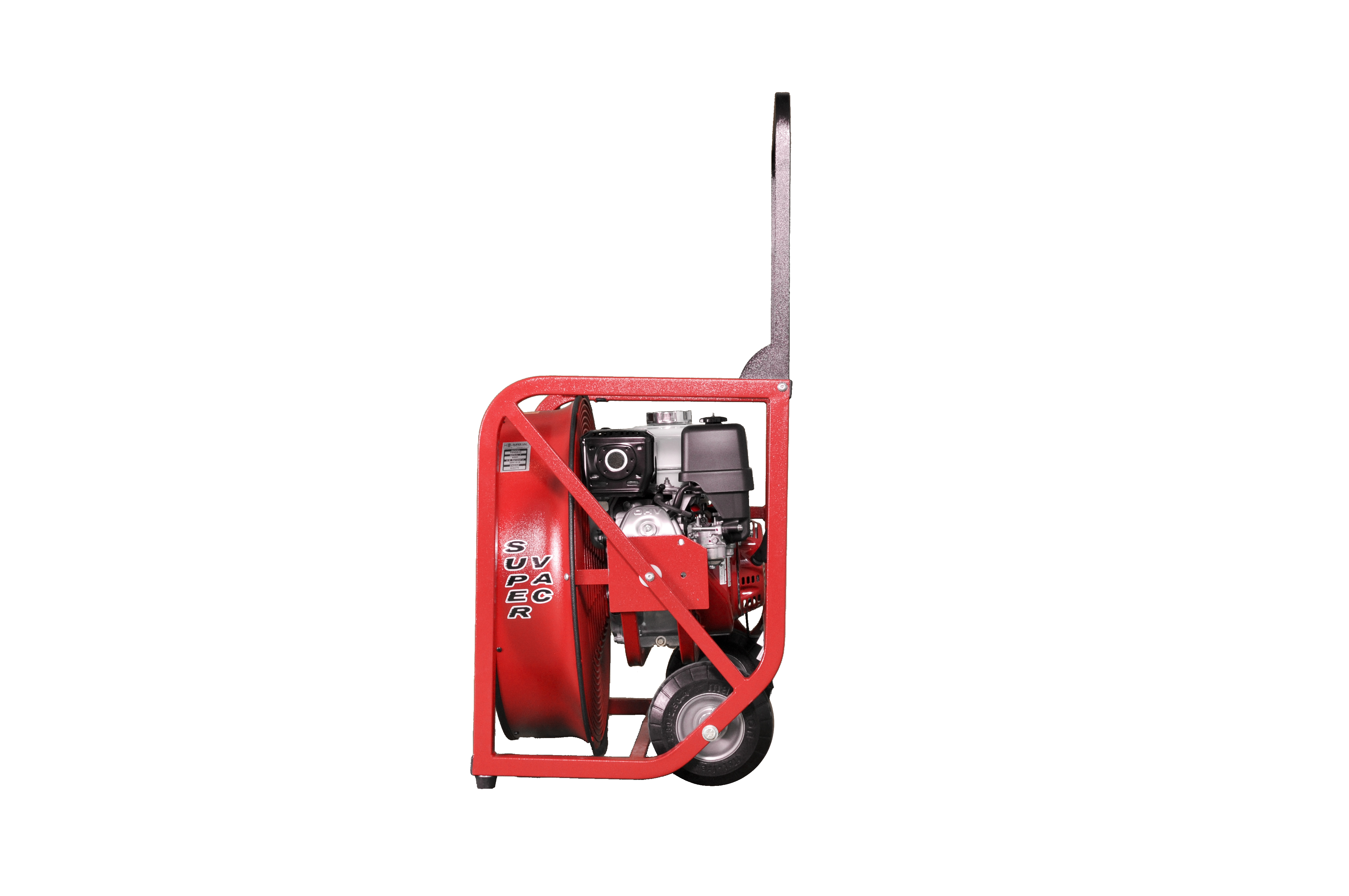 SuperVac Vifte 724G4-H, Bensindrevet. Vår 24" vifte i 7-Serien. Driftet med GX270 Honda motor. Ytelse 35 545 cmh, AMCA sertifisert.  - 2