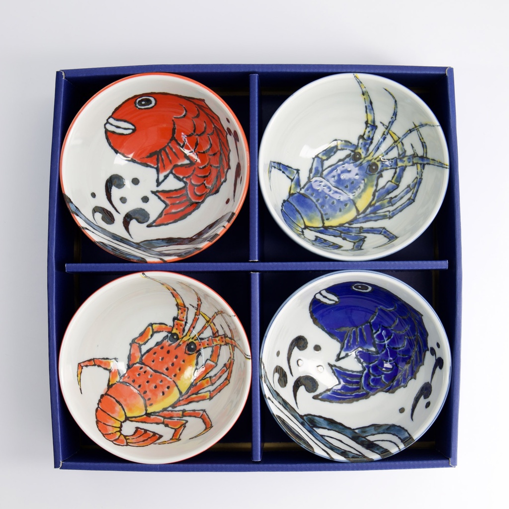 Tokyo Seafood Skålar Presentset 4 st 13,2 cm - 4