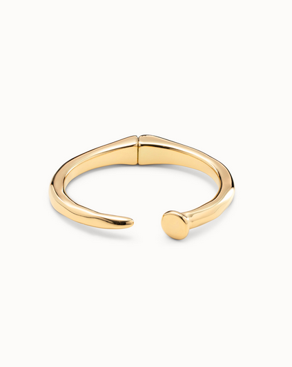 Spik formad bangle guld