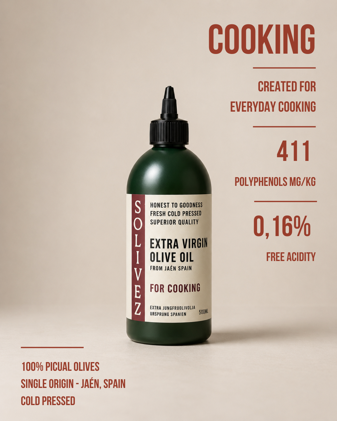Solivez Olivolja for Cooking - 5