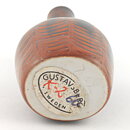 スティグ・リンドベリ  一点もの  天目釉のミニチュアベース  7.5cm  1973年
