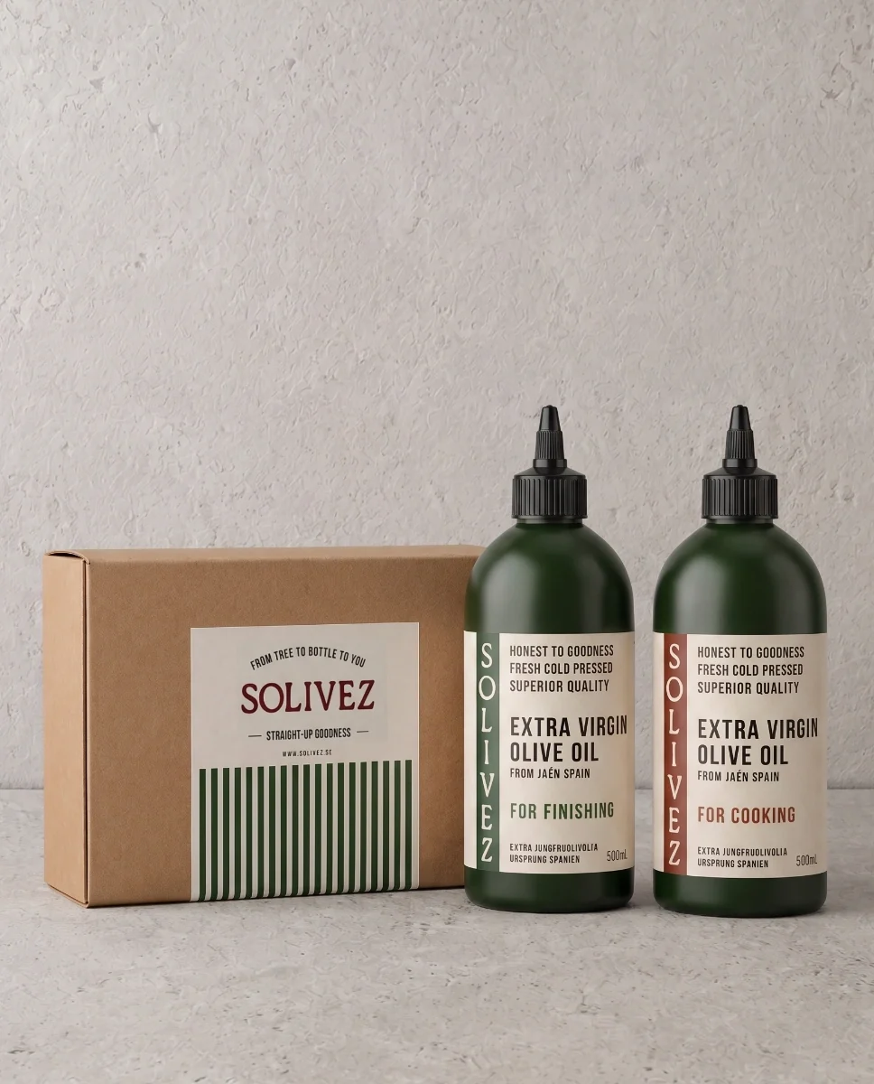 Solivez Olivolja The duo pack Finishing & Cooking - 2