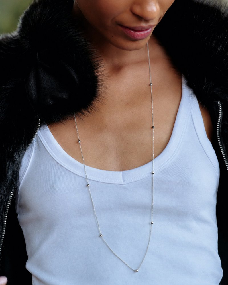 Stud Necklace Silver - Edblad