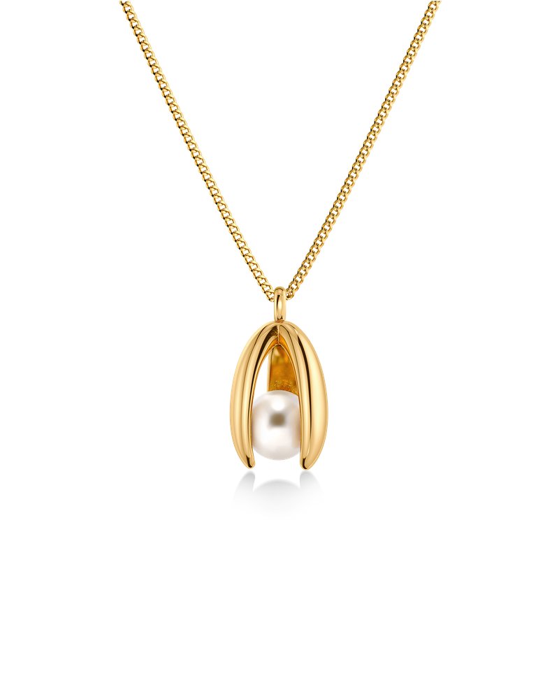 Moonrave Necklace L Gold - Edblad