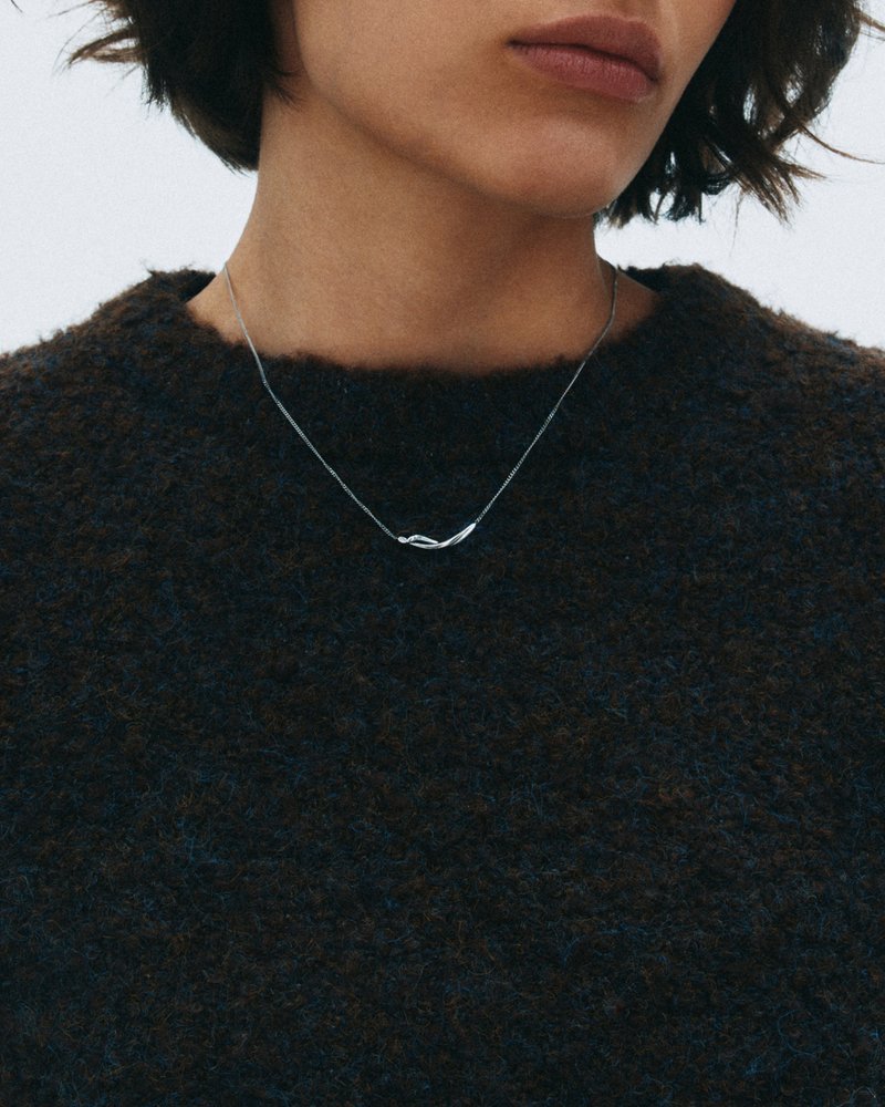 Nouveau Necklace S Silver - Edblad