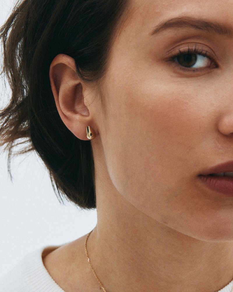 Crystalite Studs Gold - Edblad 