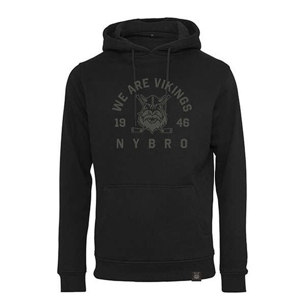 Hoodie We are Vikings - svart