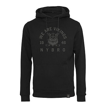 Hoodie We are Vikings - svart