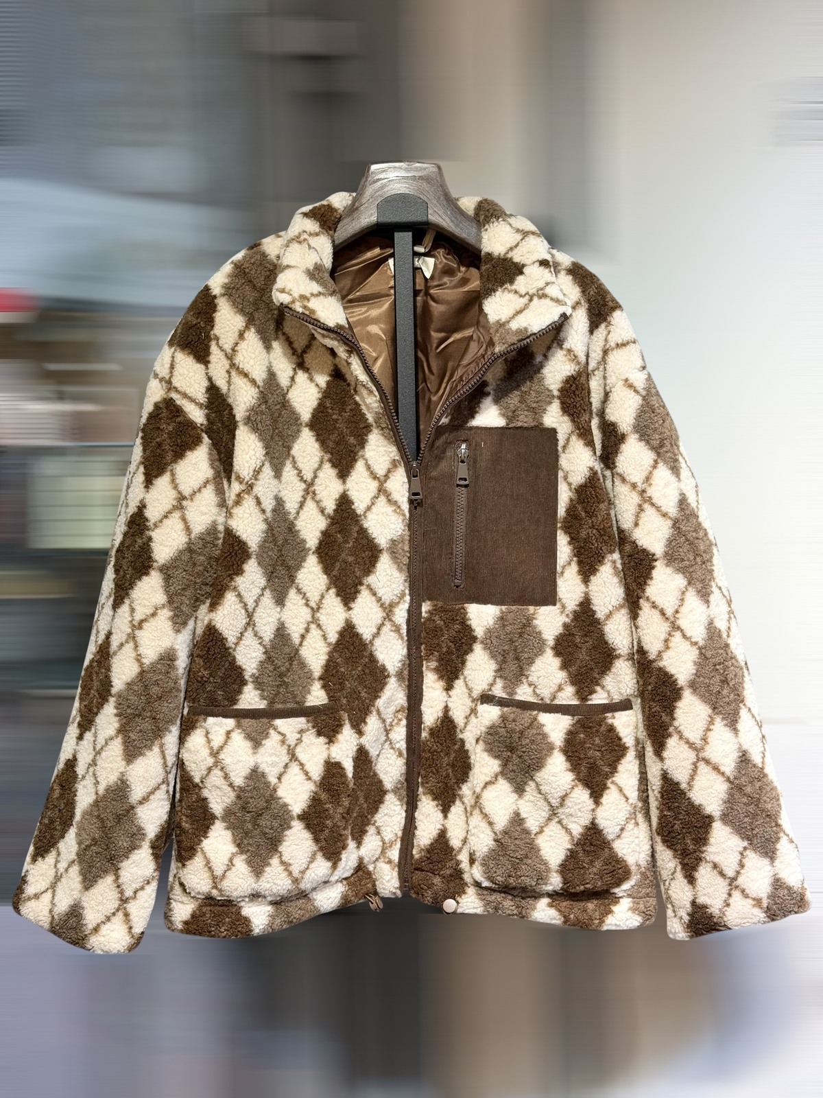 Teddy jacket brown - 2