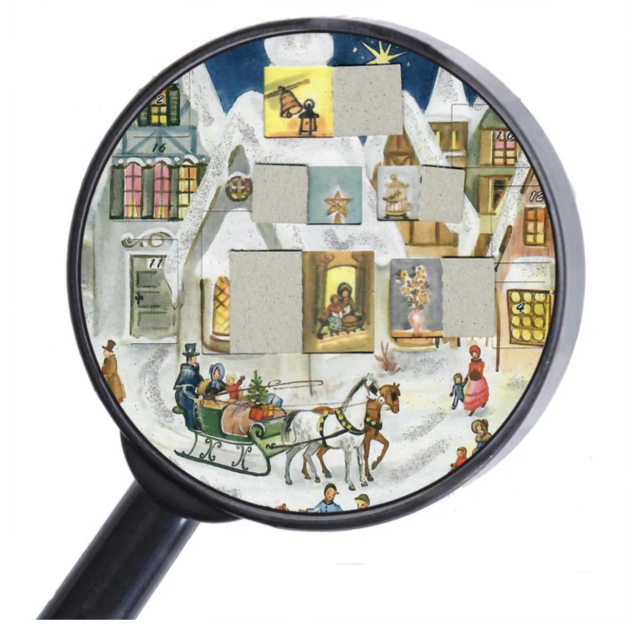 Adventskalender A4 - Skridskobana - 3