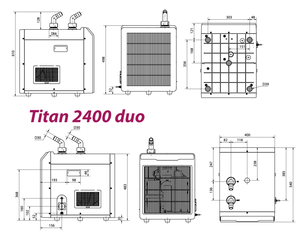 Aqua Medic Titan Duo kylare - 12