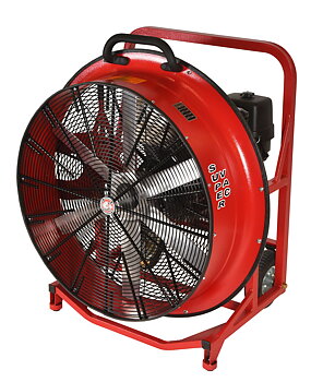 SuperVac Vifte 730G4-H, Bensindrevet. Vår 30" vifte i 7-Serien. Driftet med GX390 Honda motor. Ytelse 45 616 cmh, AMCA sertifisert. 
