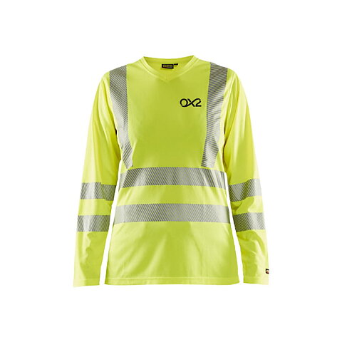 Women's long-sleeved Hi-Vis T-shirt