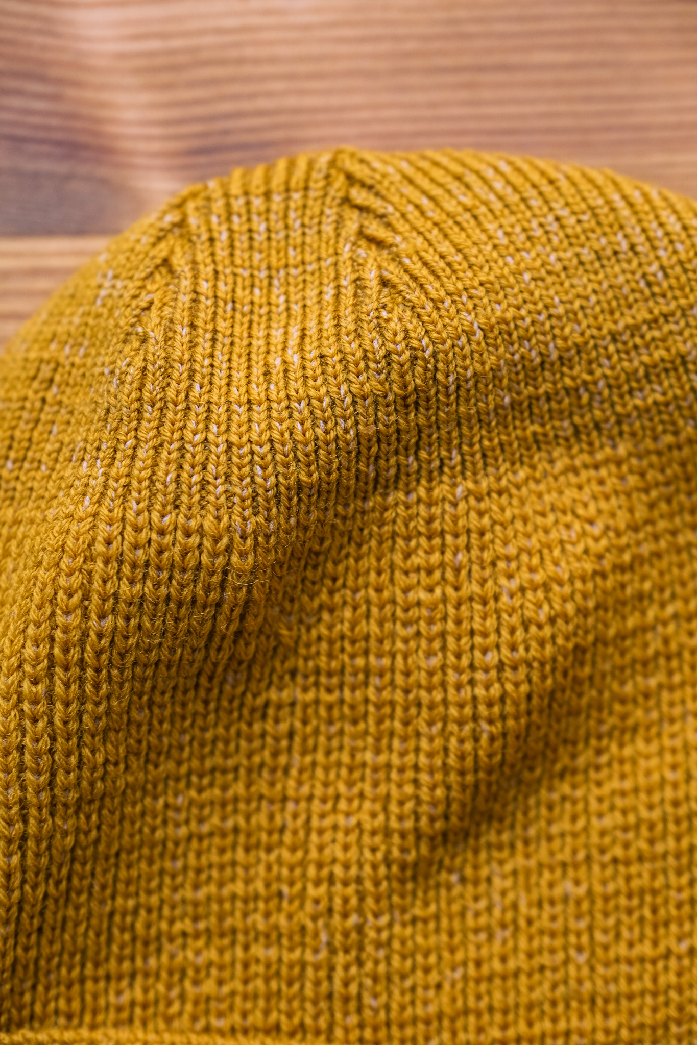 Dehen 1920 - Wool Knit Watch Cap Old Gold - 4