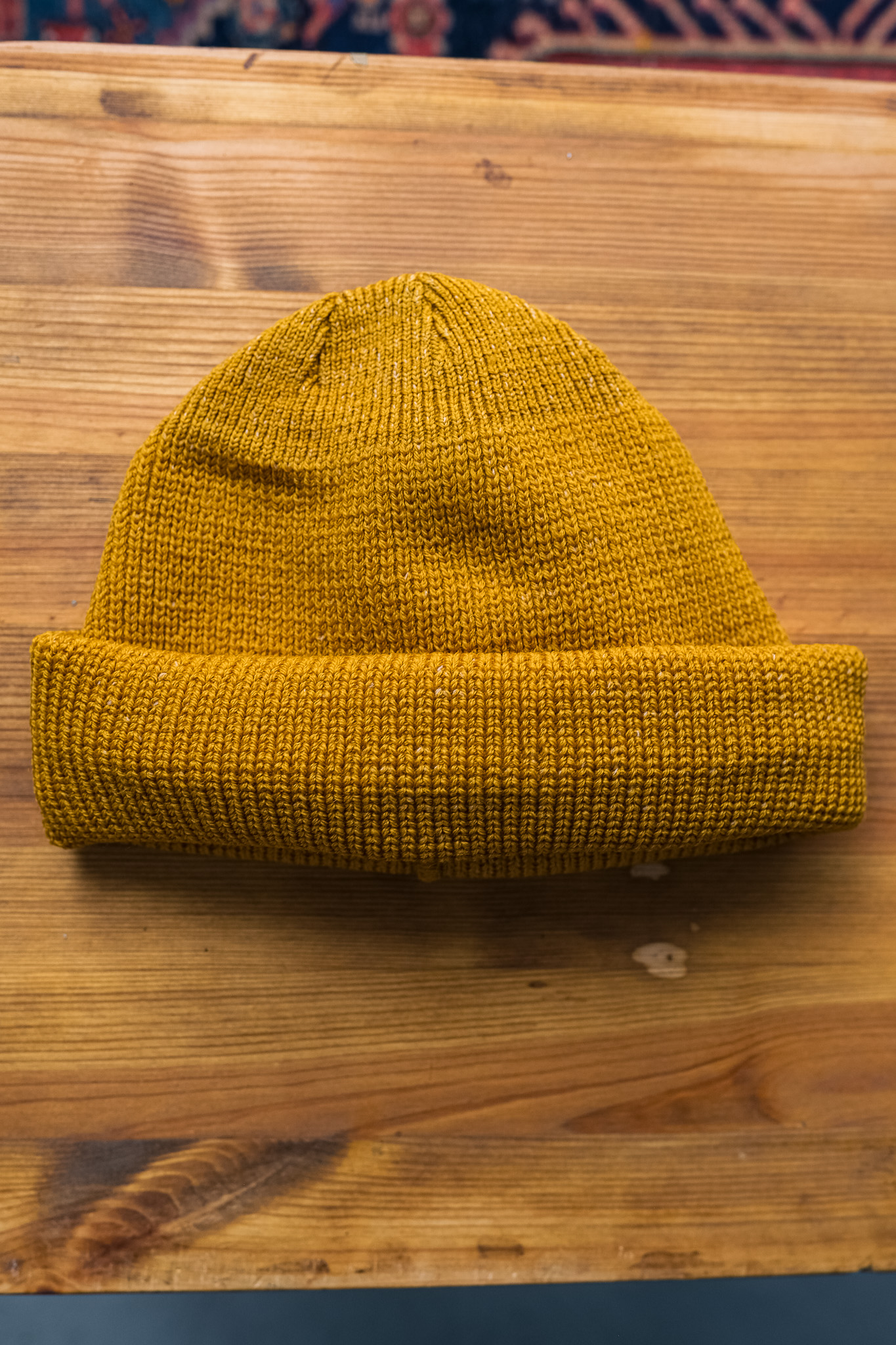 Dehen 1920 - Wool Knit Watch Cap Old Gold - 5