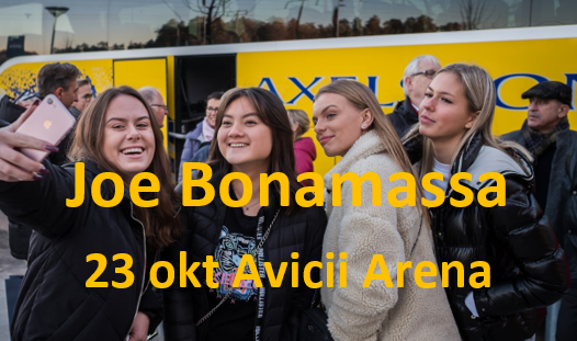 Joe Bonamassa  - 23 Okt -  Avicii Arena
