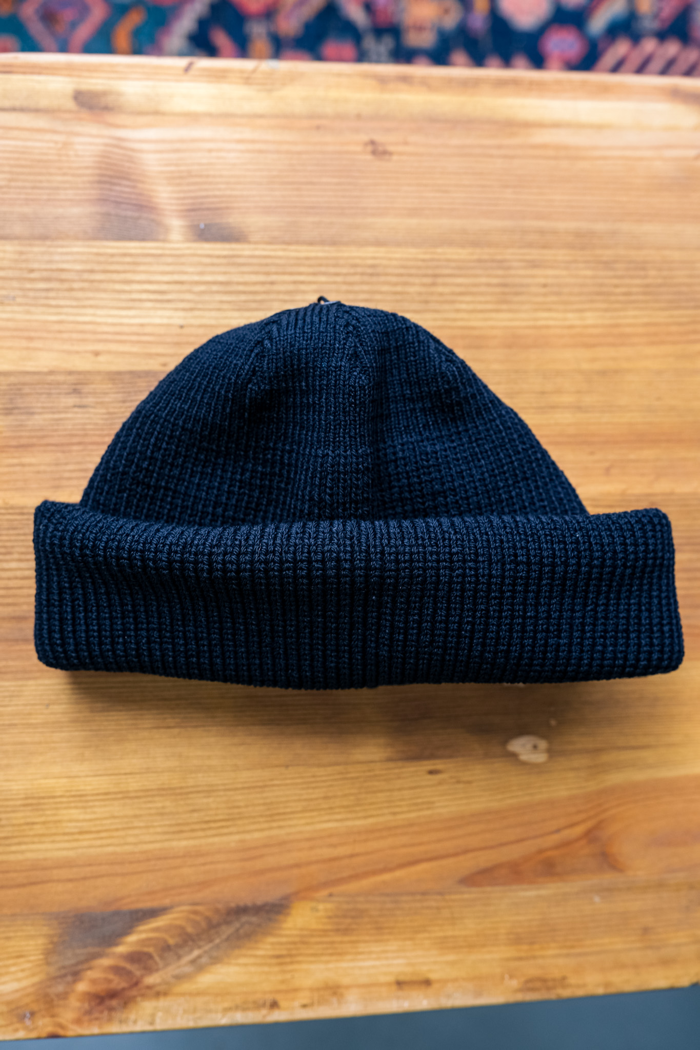 Dehen 1920 - Wool Knit Watch Cap Black - 4