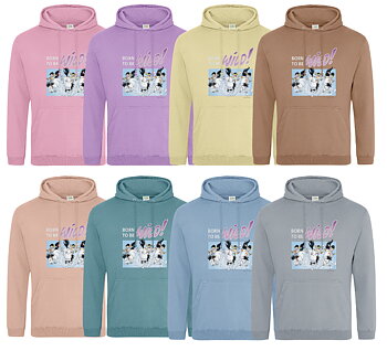 Mulle Vuxen Hoodie (Unisex) - Born To Be Wild! (Nya färger hösten 2026!)