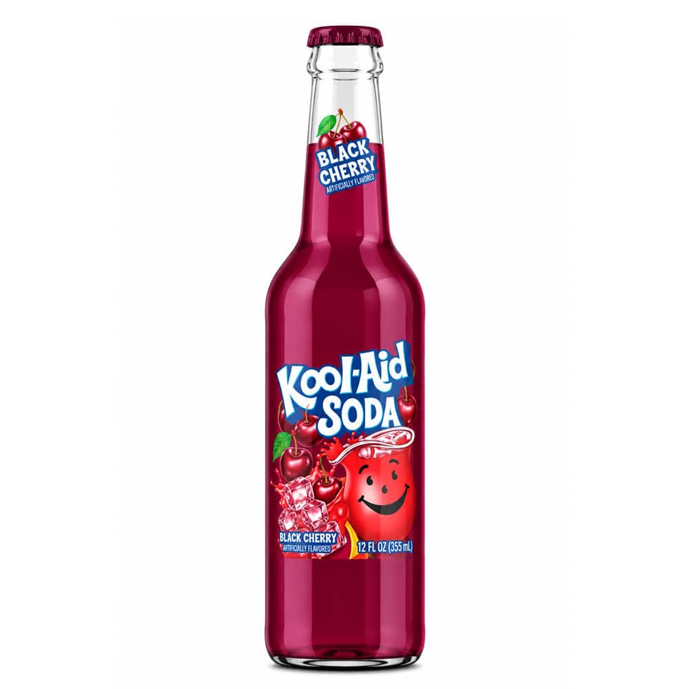 Kool Aid Soda Black Cherry 355ml