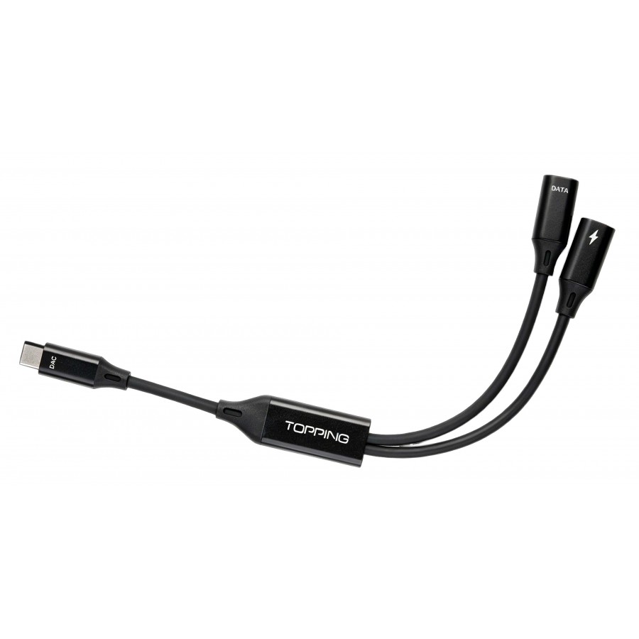 TOPPING TC-OTG-Y20 Type-C OTG Data & Power Splitter Cable