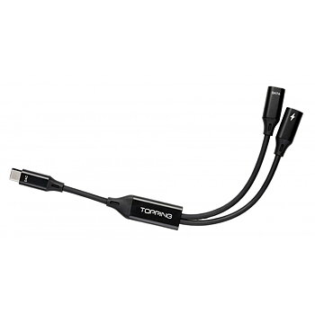 TOPPING TC-OTG-Y20 Type-C OTG Data & Power Splitter Cable