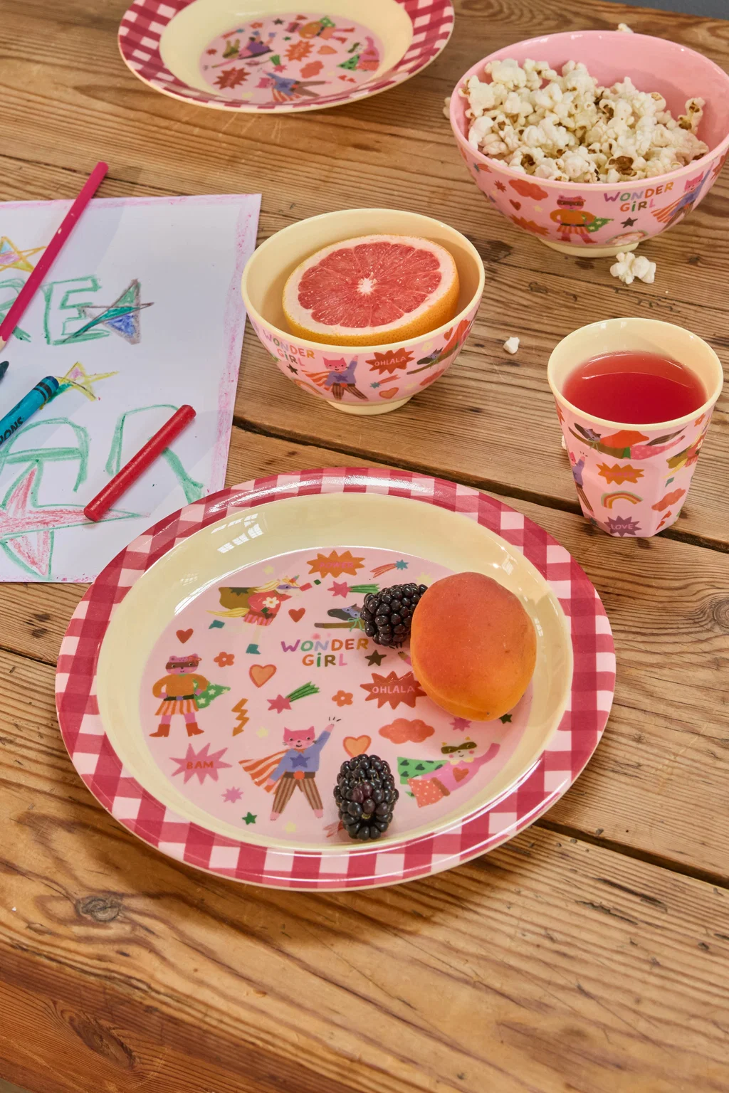 Melamine Rice Pink Hero Mug - 2