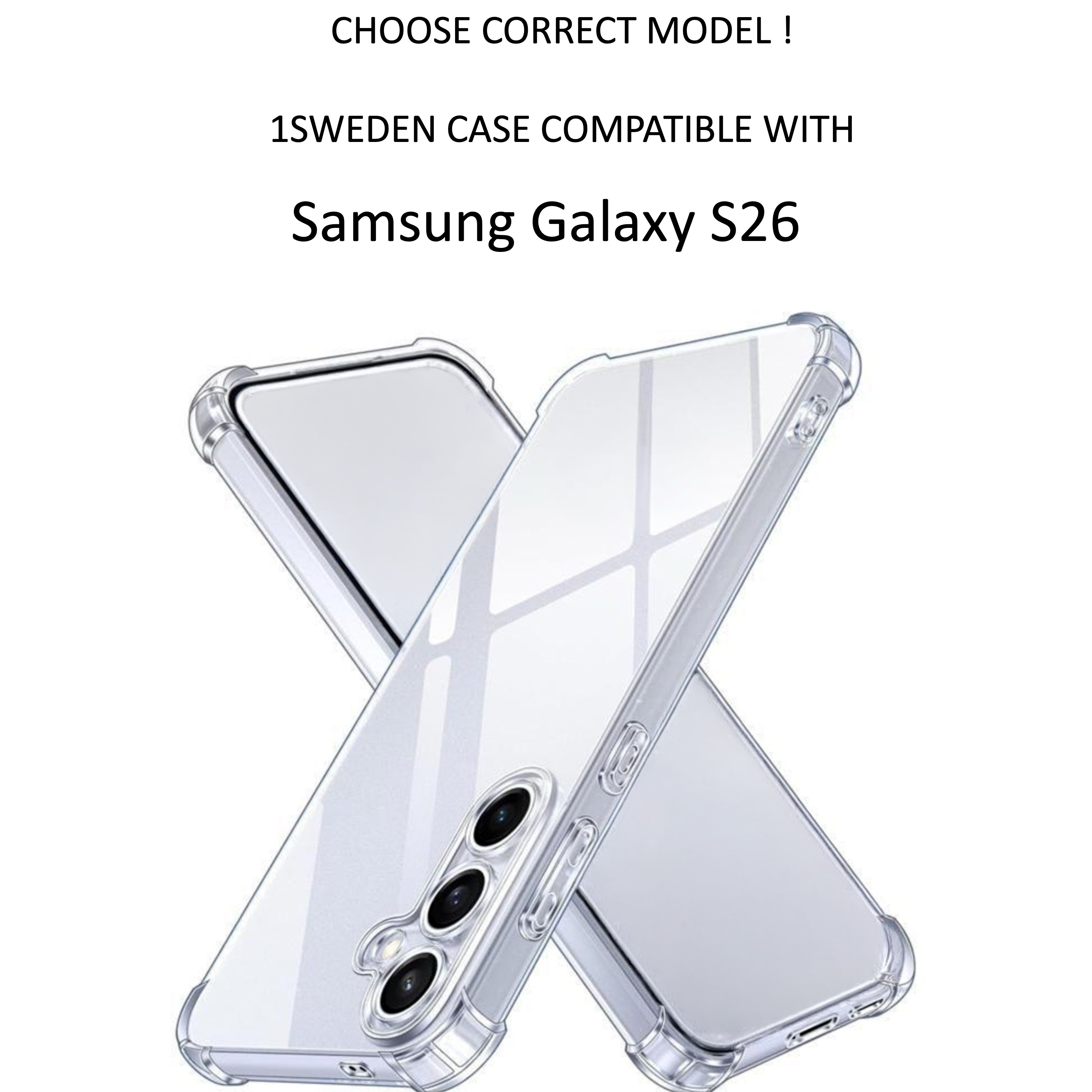 1SWEDEN mobilskal för Samsung Galaxy S26 - skal stötdämpande - 2